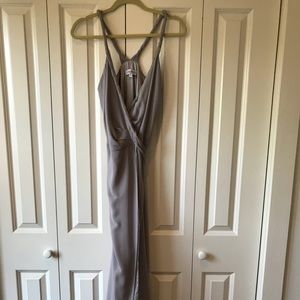 Gray Joanna August Bridesmaid Dress